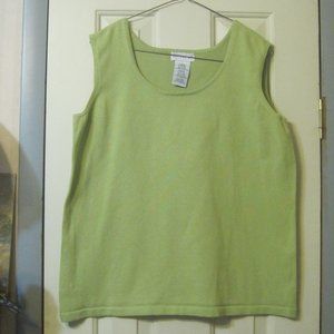 White Stag Ladies 2 Piece Set Tank and Sweater Size L